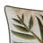 Embroidered Feather Throw Pillow