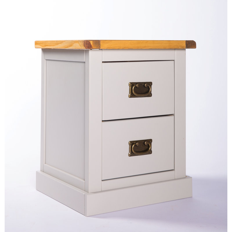 Chilton 45cm W Plywood / Laminate Board Bedside Table
