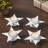 Festive Finds Tealight Holder Star Set of 4 1.5x5x5-1207346174