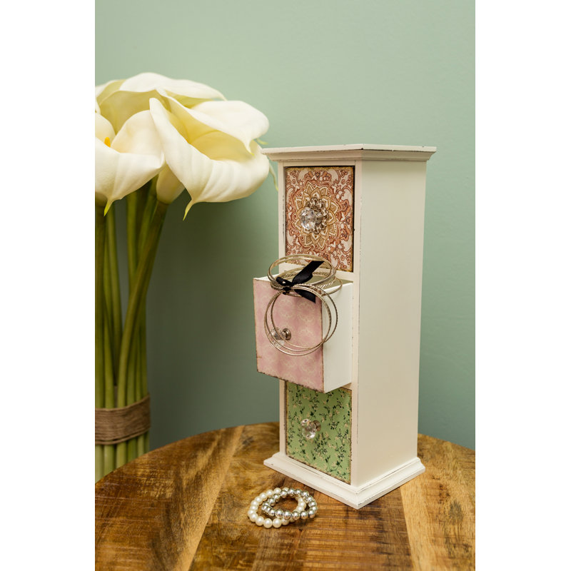 Paisley Jewellery Box + Drawers