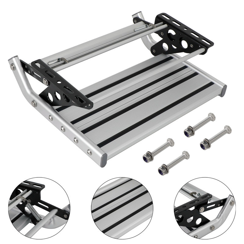 1 - Step Aluminum Lightweight Folding Extension Ladder