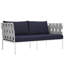 Causeuse d'extérieur en aluminium Harmony-107006728