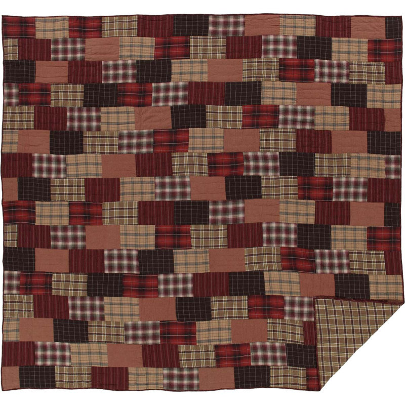 Wyatt Rustic Patchwork Quilt, King