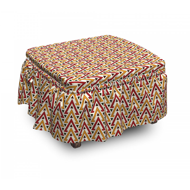 Housse pour repose-pieds triangle