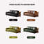 82.68"Green Modern Oil Wax Leather Sofa Bed-2087066930