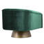 Méridienne pivotante en velours de 33 po de largeur Pangea Home Andrea-426038741