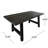 Dorcia Rectangular Metal Outdoor Dining Table , 70'' in. W 35'' in. D-708570432