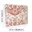 Avian Fountain Toile Wallpaper Roll-316777121