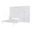 Grand lit escamotable mural avec placard-714935780