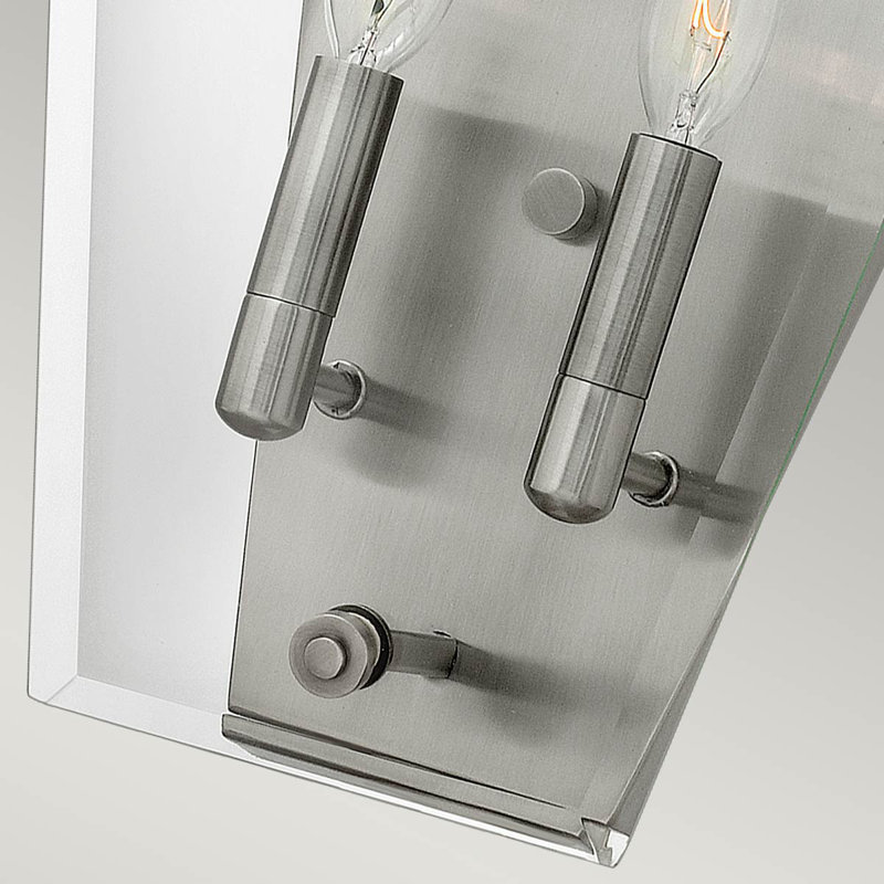 Remus Steel Candle Wall Light