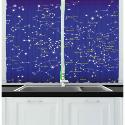 Pointed Kitchen Curtain