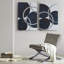 Ensemble d'art mural sur toile 2 pièces Celestial Orbit