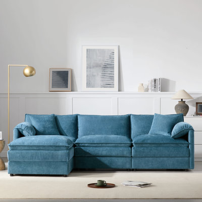 Canapé modulaire en chenille