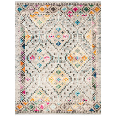 Felty Southwestern Gray/Yellow/Blue Area Rug