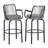 Jaiden Outdoor Patio Bar Stools Set-31804510-31804511