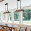 Caiman 3-Light Farmhouse Chandelier