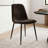 4- Person Dining Table Sets With Extendabe Oval Table & 4 Upholstered Chenille Dining Chairs-69774373