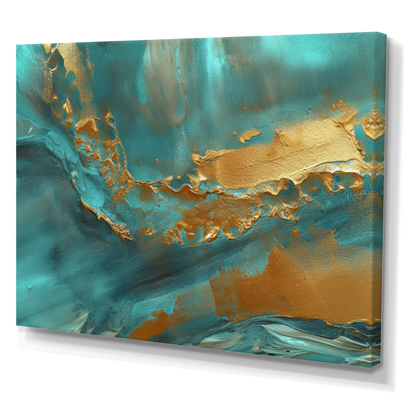 «Whirling Waves V», reproduction sur toile, H 24 po x l 32 po x P 1 po, Toile tendue
