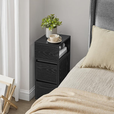 30cm W Manufactured Wood Bedside Table