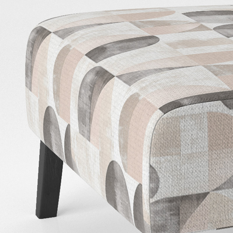 Fauteuil de chambre Abstract, Pantoufle sans accoudoirs