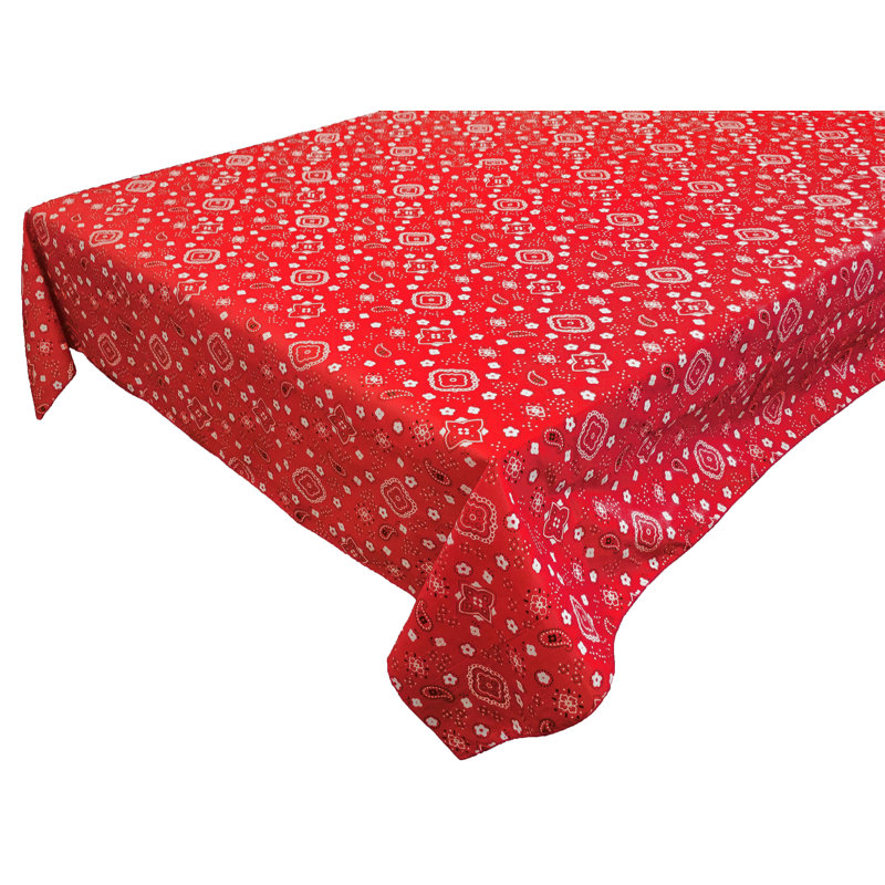 Nappes Bandana, L 58 po x L 120 po, Rouge
