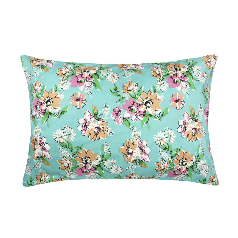 Microfiber Floral Pillowcase