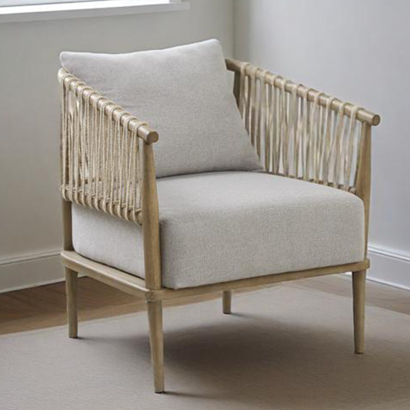 Fauteuil Braid, fauteuil d'appoint moderne pour le salon