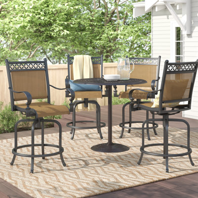 Lauri Metal Outdoor Stool