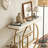 41.3 Inch Industrial 4-Tier Console Table with Circle Base - Narrow Entryway Sofa Table,  Metal Accent-1820549042