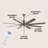 66'' Ceiling Fan with LED Lights-871005825
