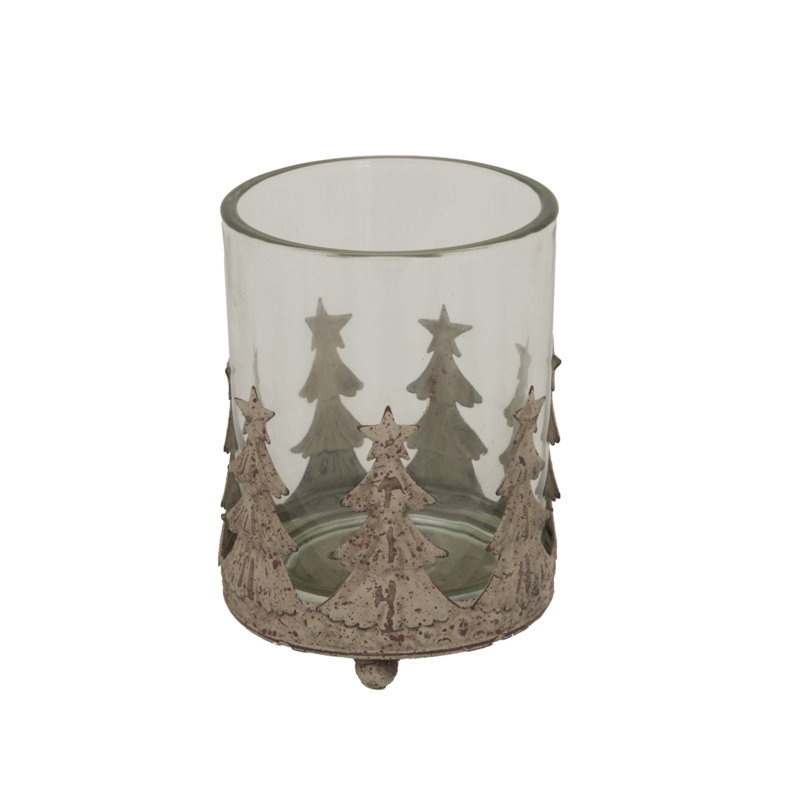 Anhat Glass Candle Accessories, 7 cm H x 8 cm W x 8 cm D