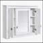 Armoire de salle de bain murale polyvalente avec plusieurs tablettes et un design élégant