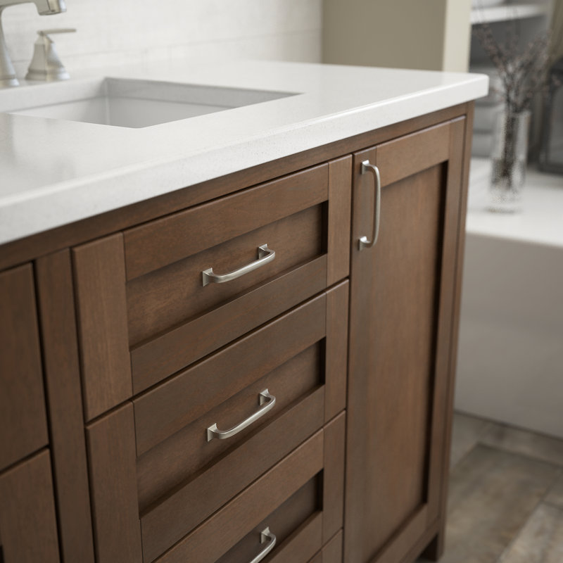 4" Center to Center Arch Pull, Satin Nickel, 4"