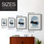 Impression encadrée Shapely Blues I-Premium - prêt à être accroché - aucun clou requis - aucun clou requis-1738542373-1738542374