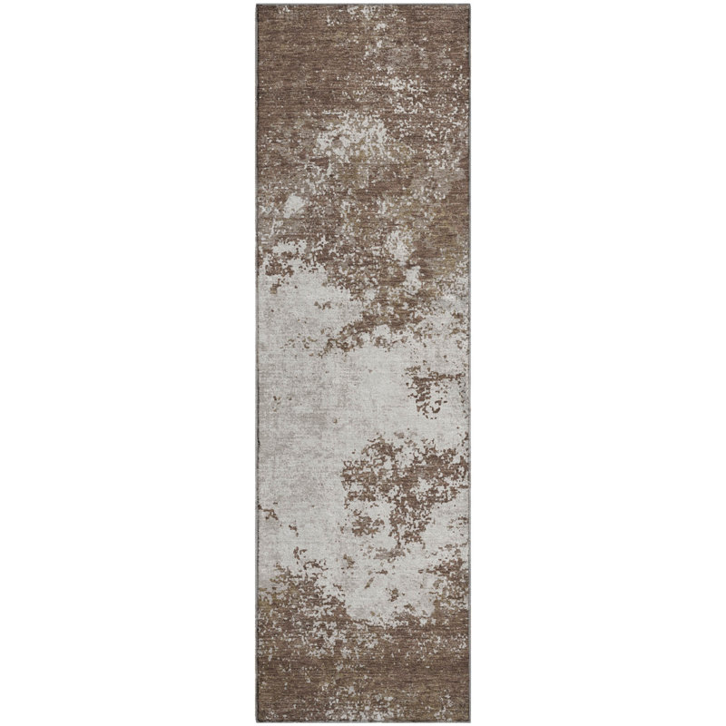 Premium Machine Washable Diskin AMF1027 Modern Rug, Runner 2'3" x 7'6"