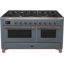 Majestic II 60" 5.02 cu. ft. Freestanding Dual Fuel Range with Griddle-48279837-48279823