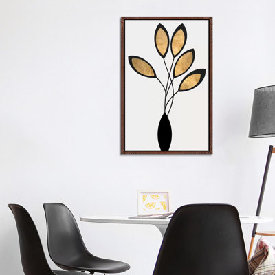Cinco - Black by Kubistika - Painting on Canvas