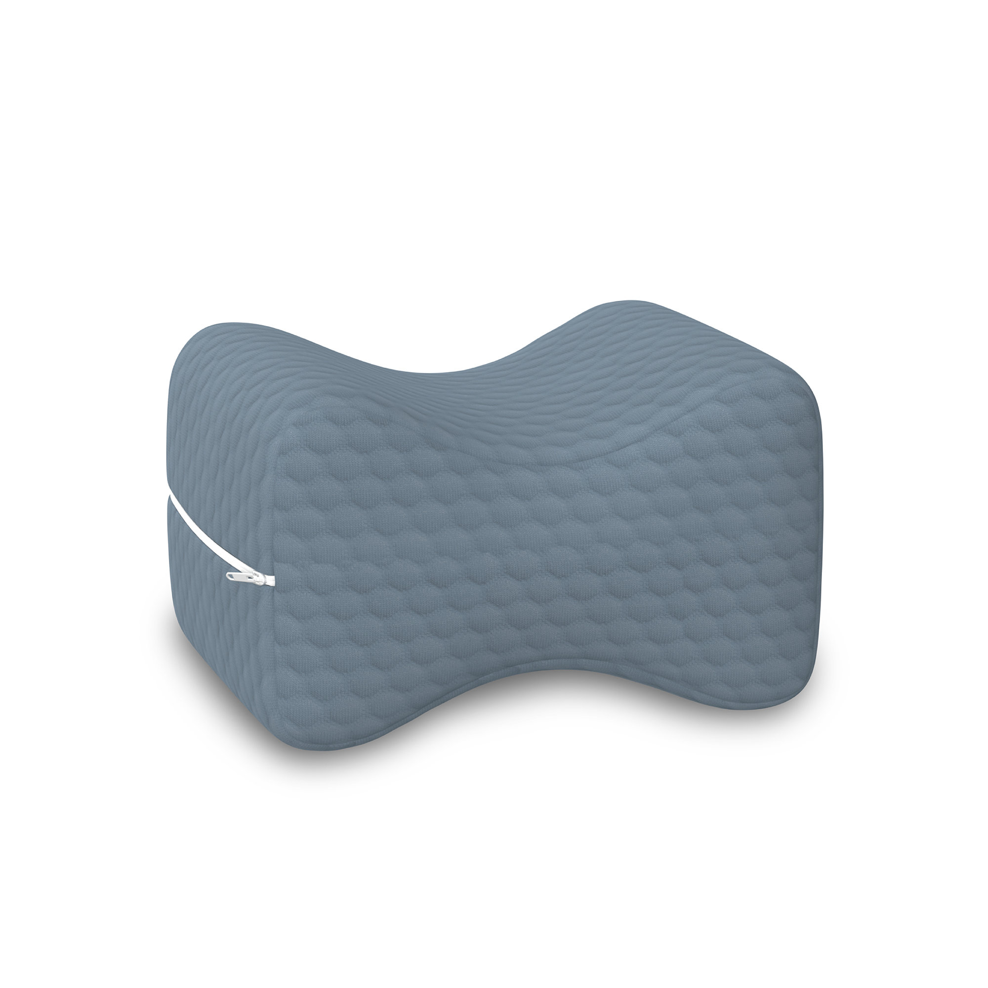 nue by Novaform Knee Pillow, Gel Memory Foam, Gray