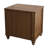 Fluted Nightstand 2-Piece Set, Side Table With 3 Drawers, Mid Century Modern Wood Nightstand With Metal Handle, Wooden Bedside End Table-425118812-425118814