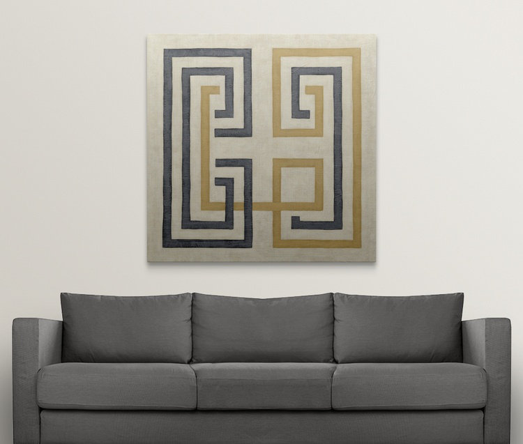 « iii » chariklia zarris, impression Diversion, H 30 po x l 30 po x P 1,5 po, Toile