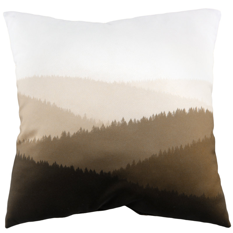  Square Pillow Cover & Insert, Brown