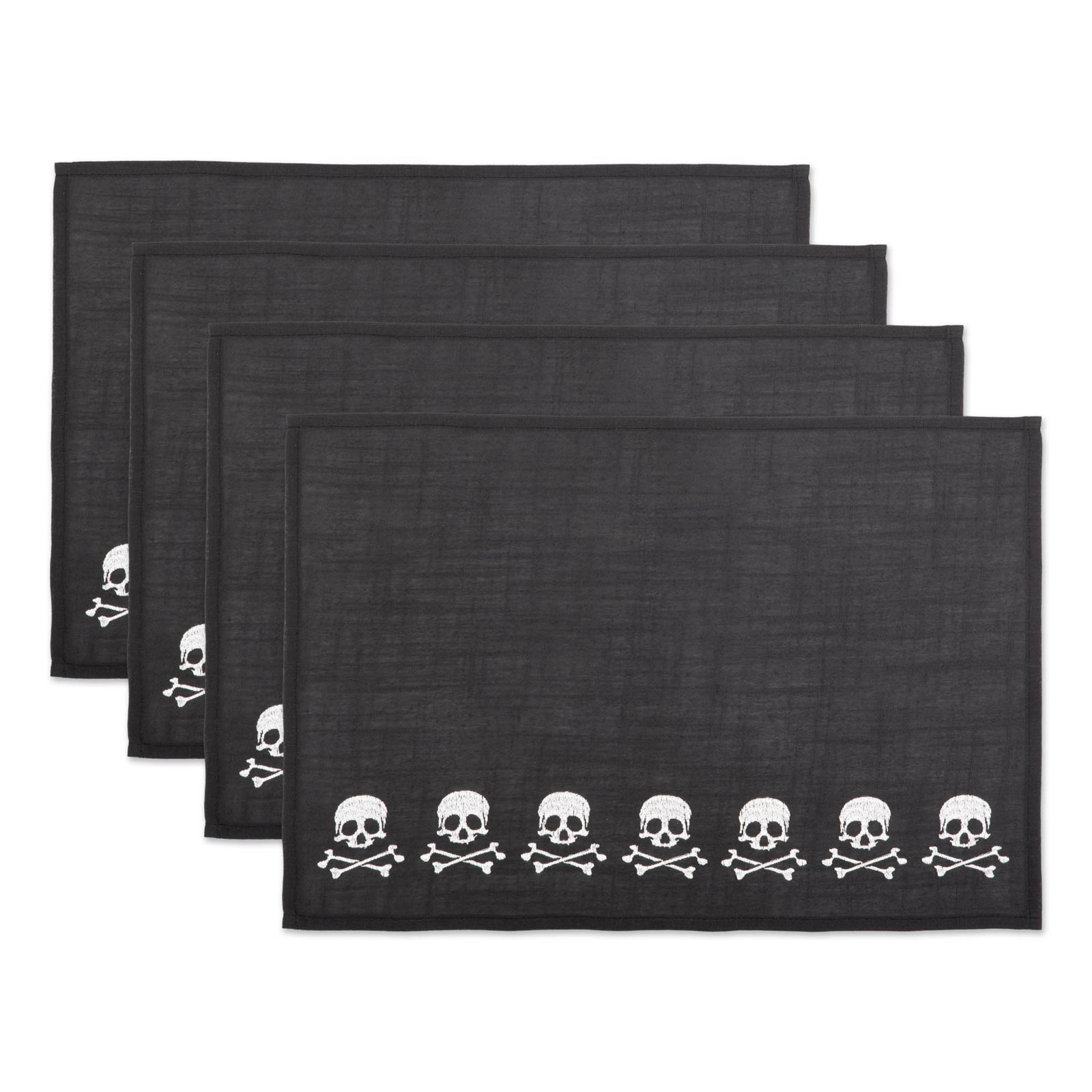 Shunk Skulls Emb 19" Placemat