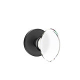 Double Dummy Hampton Crystal Knob with Disk Rose