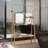 Bamboo Ladder Towel Rack With Storage Shelf