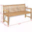 Yateley Solid Wood Teak Outdoor Bench-88360815