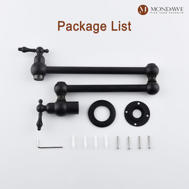 Mondawe Kitchen Faucet, Matte Black