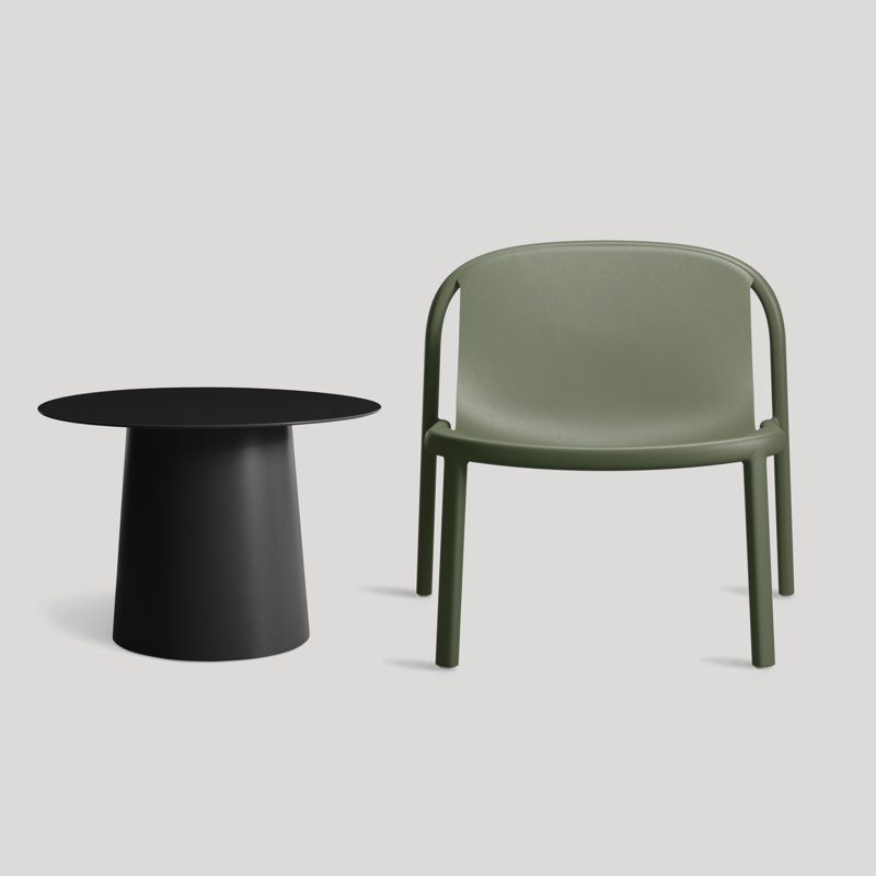 Decade Outdoor Lounge Chair, Green