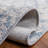 Peabody Geometric Blue/Ivory Area Rug-2093526047
