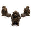 Pieds de jardinière de couleur bronze pour chimpanzés dans une boîte cadeau