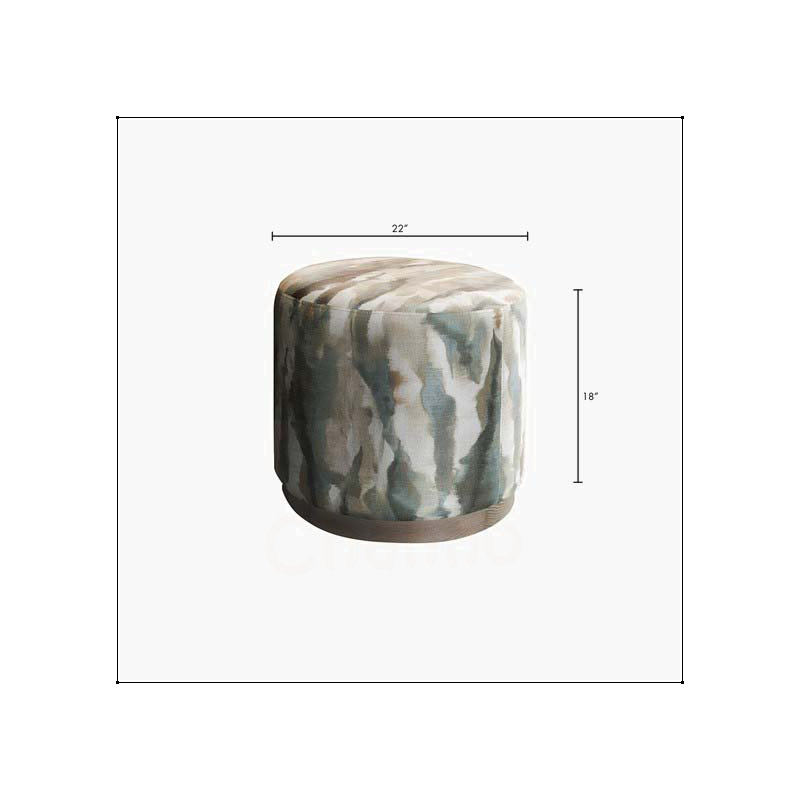 Repose-pieds ovale